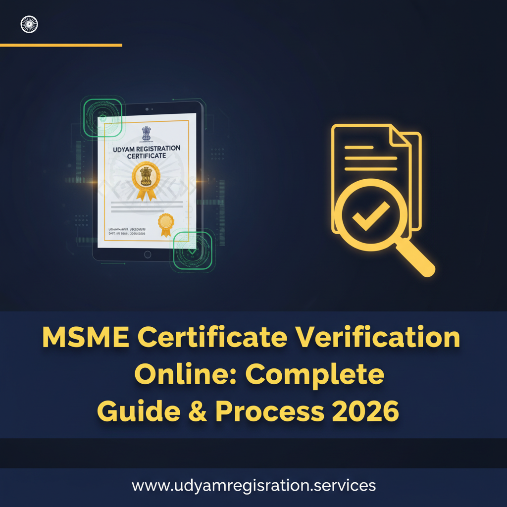 MSME Certificate Verification Online: Complete Guide & Process 2026