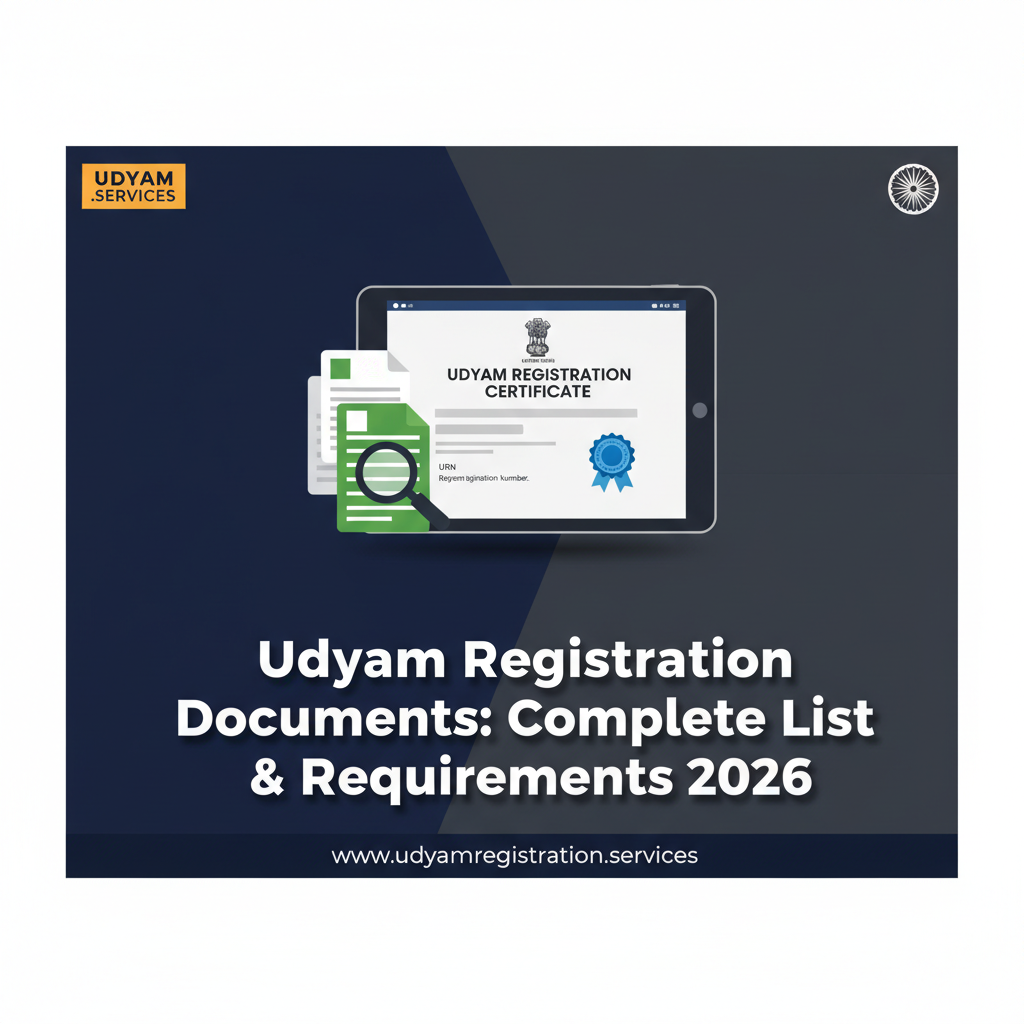 Udyam Registration Documents: Complete List & Requirements 2026